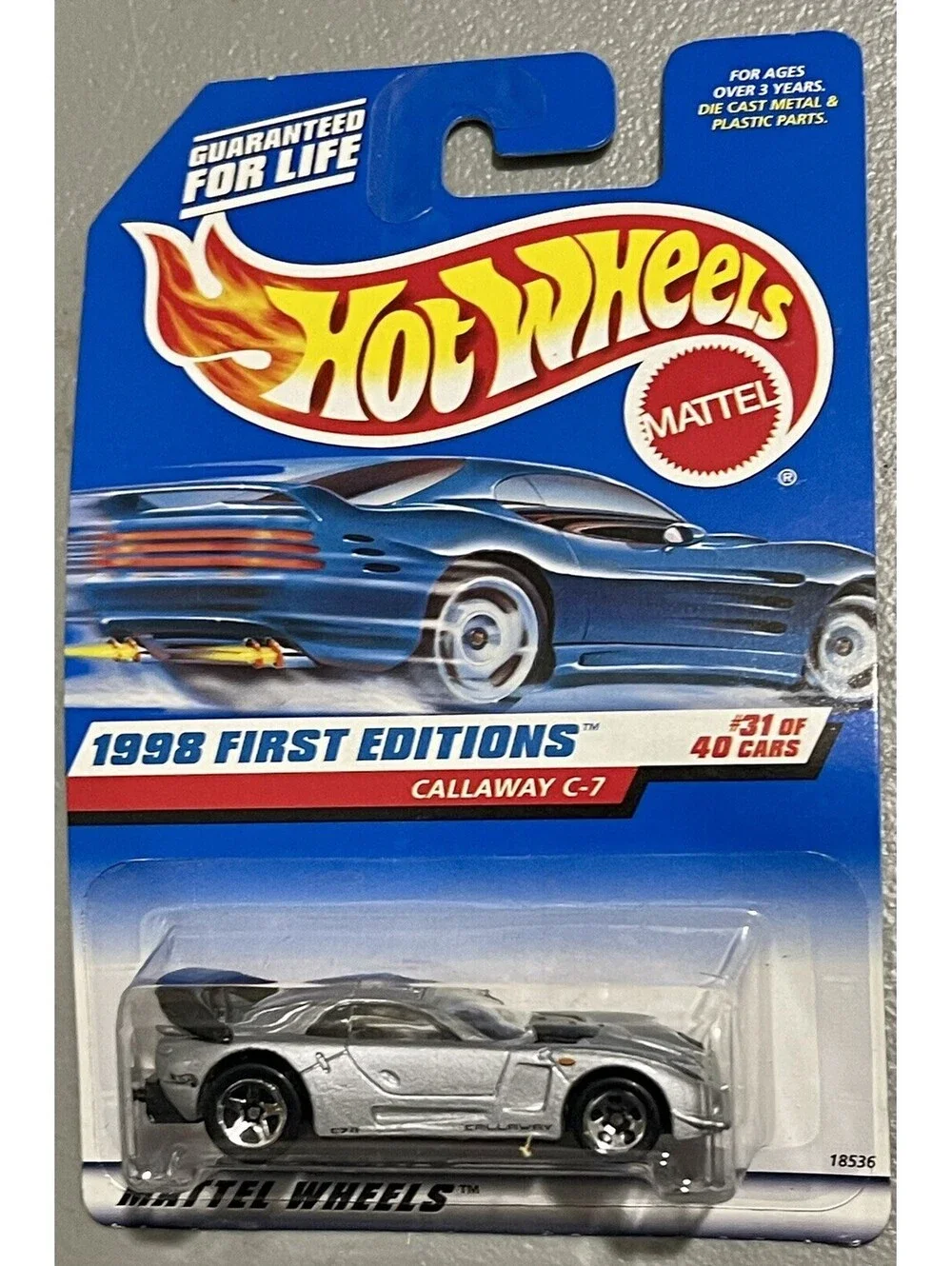 Hot Wheels - Callaway C-7 (Silver)